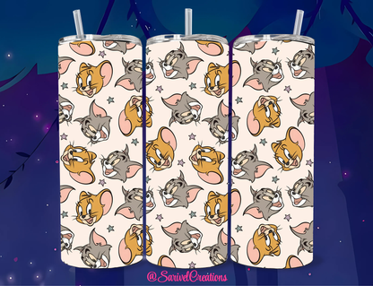 SL T&J Cartoon 20oz Skinny Tumblers