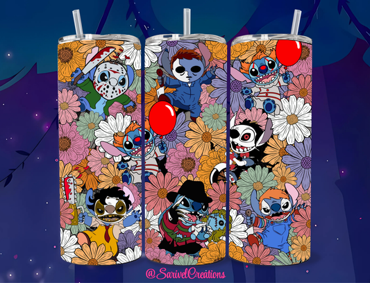Alien Horror Guys 20oz Skinny Tumblers