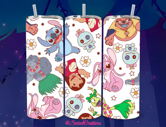 SL Lilo & Friends 20oz Skinny Tumblers