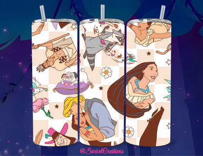 SL Hontas & Friends 20oz Skinny Tumblers