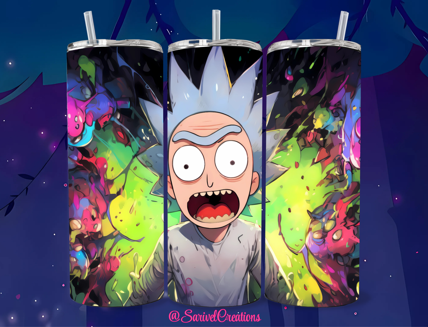 Mad Cartoon 20oz Skinny Tumblers