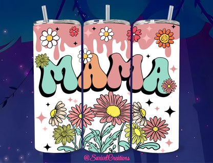 Floral Mama 20oz Skinny Tumblers