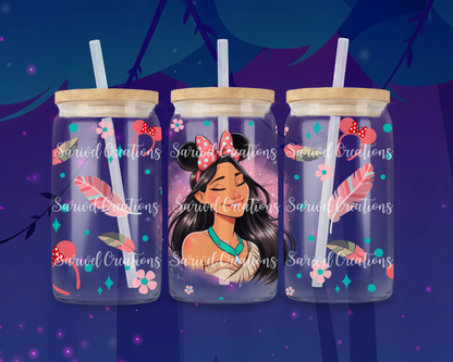 Hontas w/ Magical Ears Glass Can