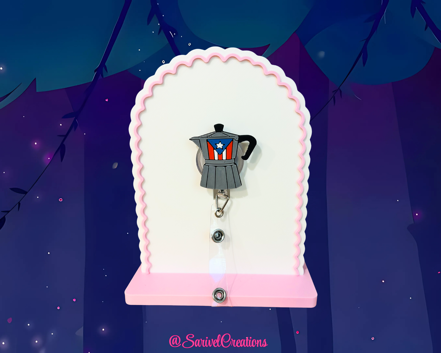 Cafetera 3D Badge Reel
