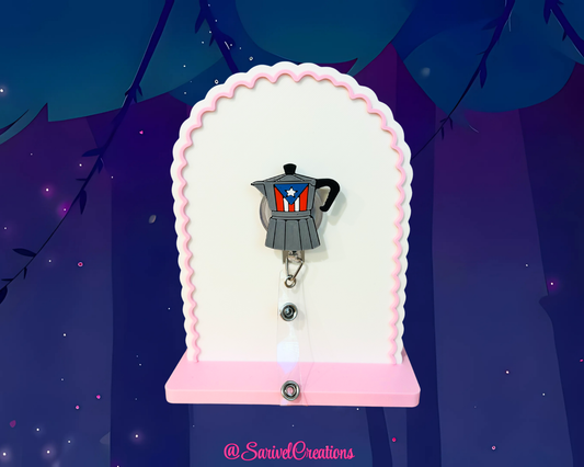 Cafetera 3D Badge Reel