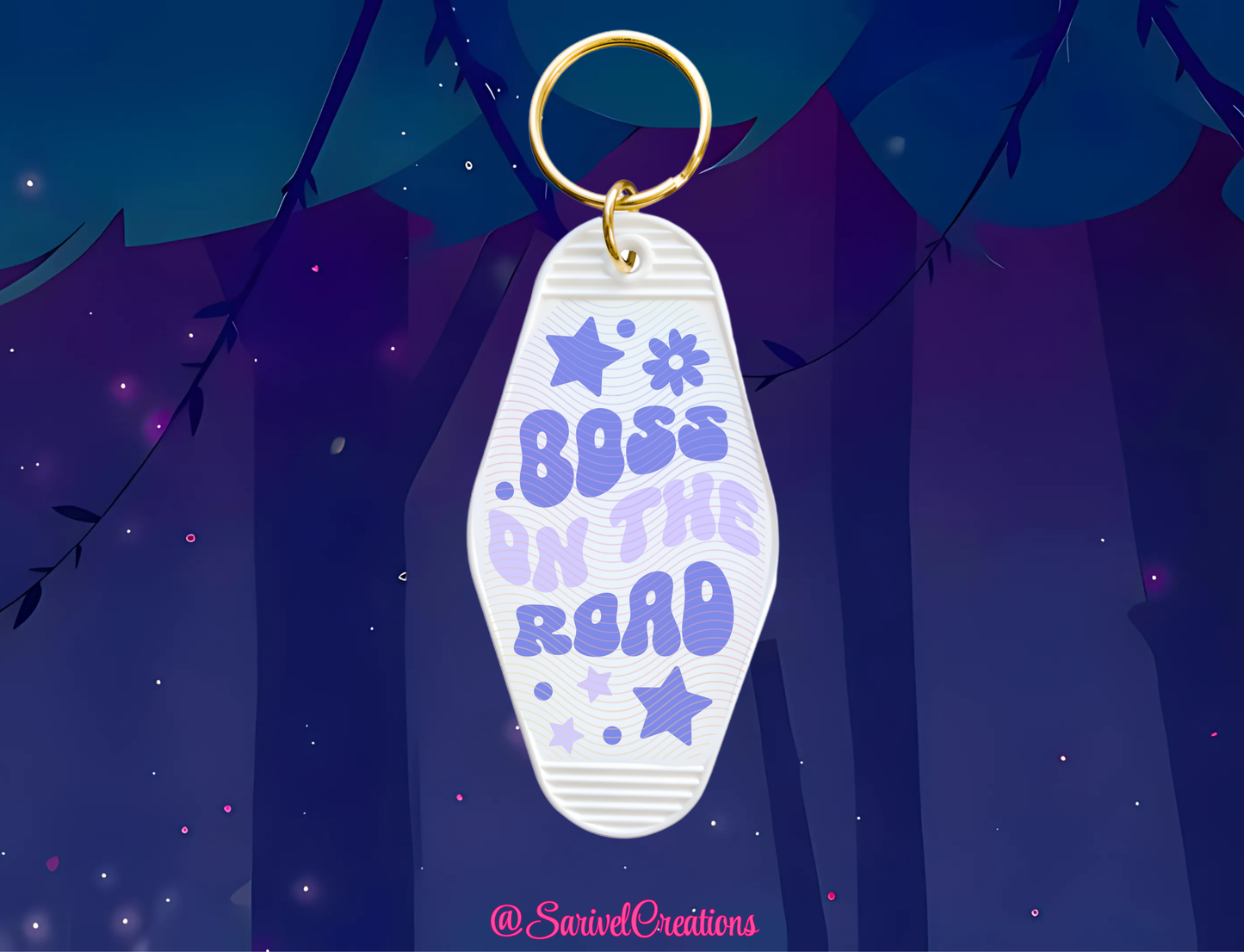 Boss On The Road Keychain