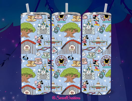 SL Pixar Pier 20oz Skinny Tumblers