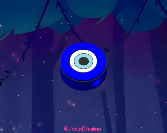 Evil Eye 3D Straw Topper