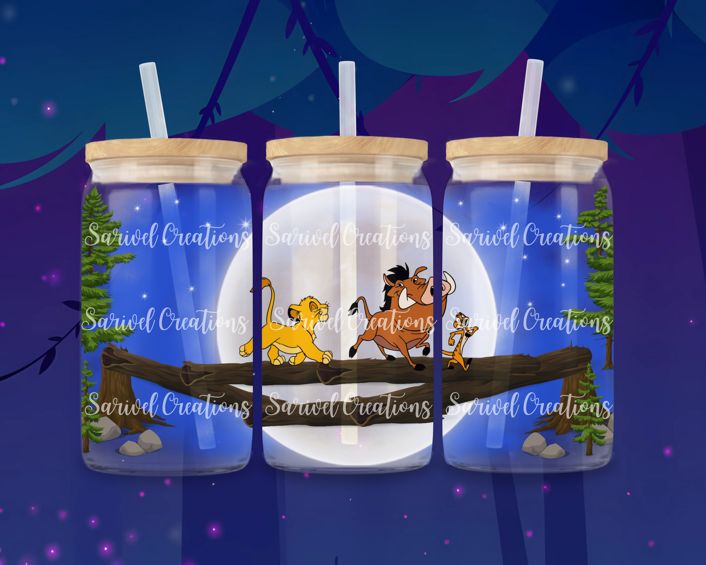 Hakuna Matata Glass Can