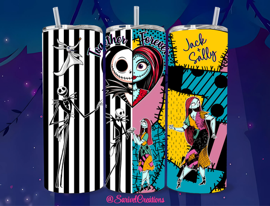 J+S Love Story  20oz Skinny Tumblers