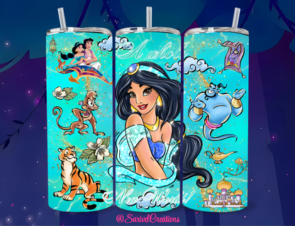 J+A Love Story 20oz Skinny Tumblers