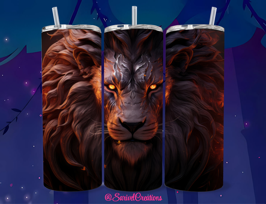 Monstrous Lion 20oz Skinny Tumblers