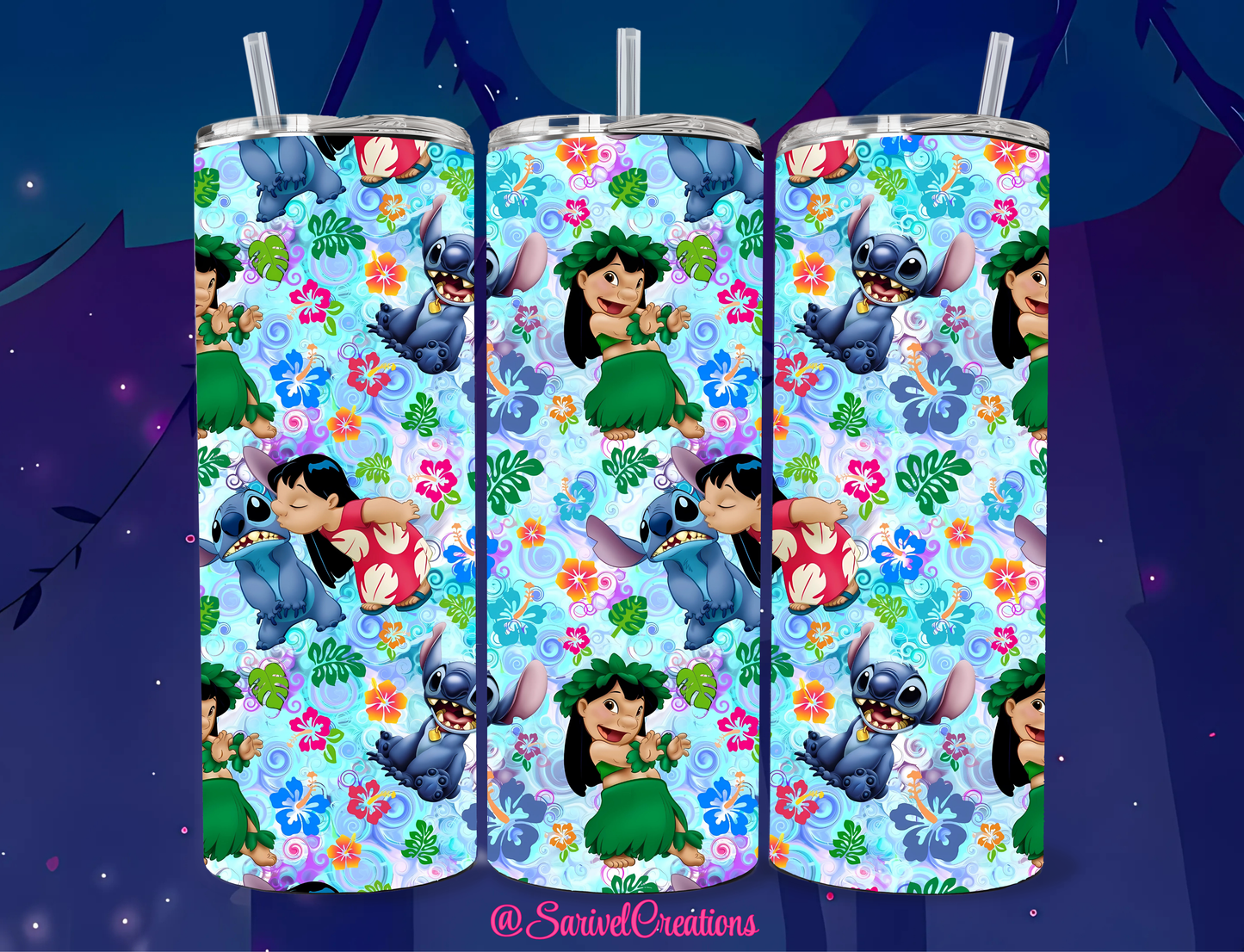 SL Hawaiian Friends 20oz Skinny Tumblers