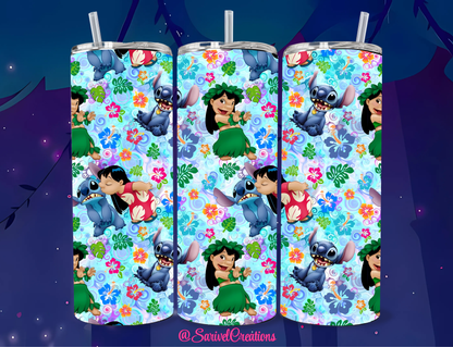 SL Hawaiian Friends 20oz Skinny Tumblers