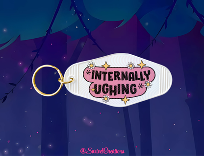 Internally Ughing Keychain