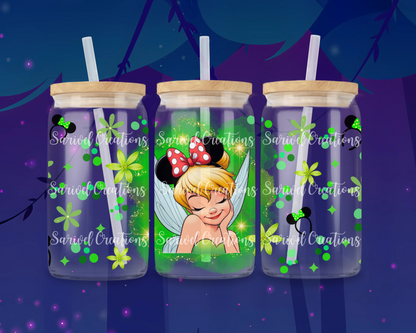 Tink w/ Magical Ears Glass Can