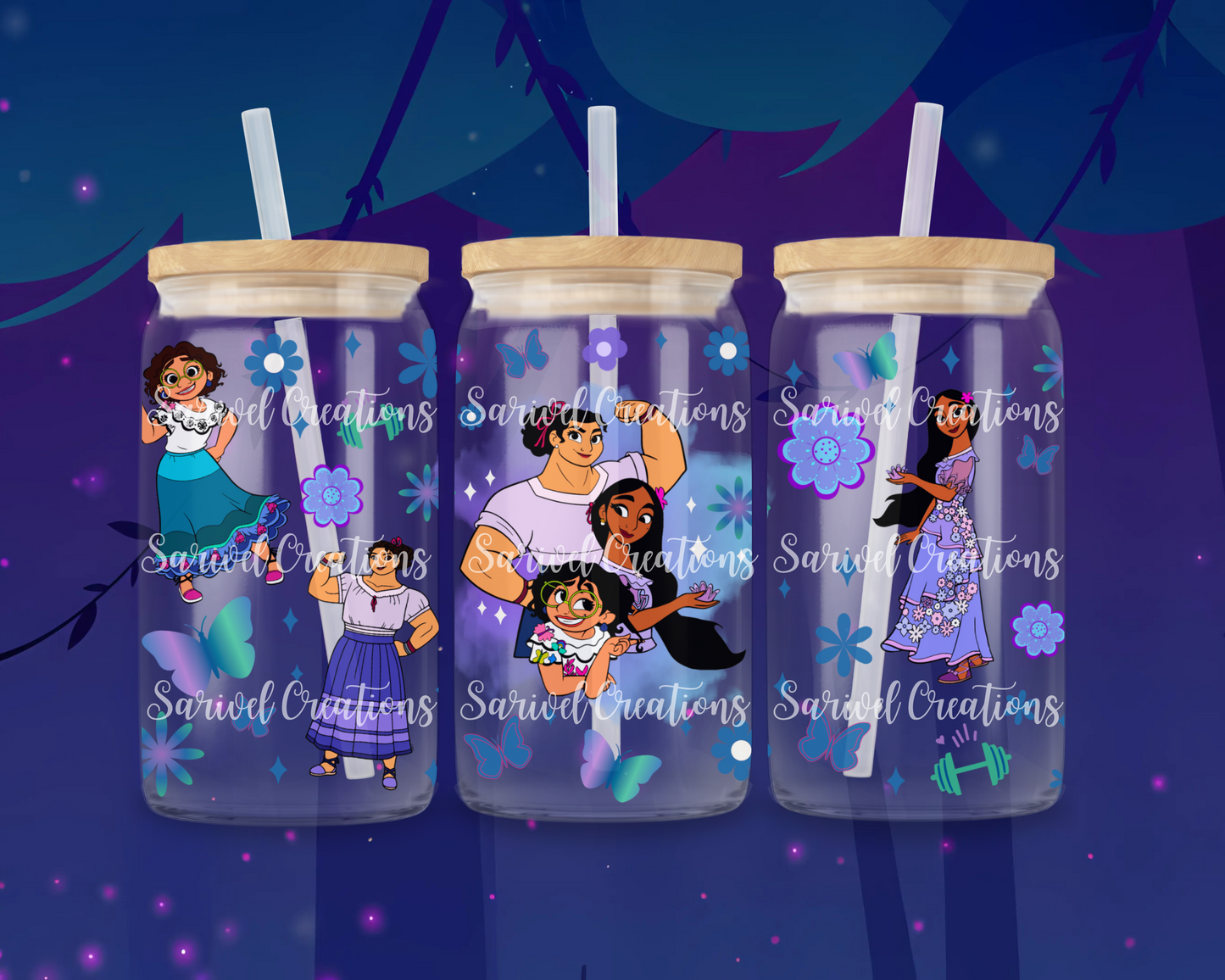 Enchanted Girls Glass Can