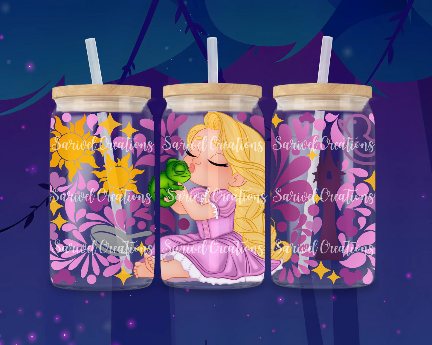 Baby Punzel Glass Can