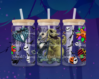 Jack vs. Oogie Glass Can