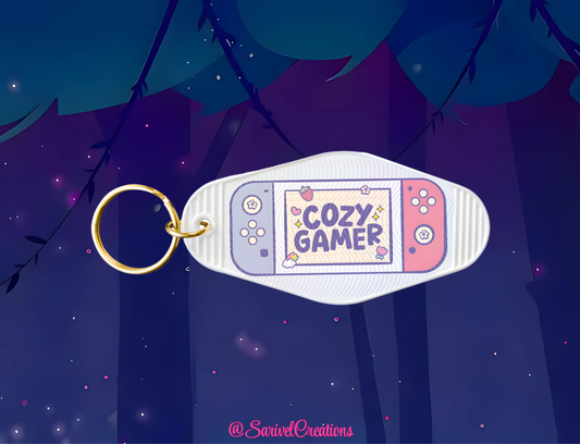 Cozy Gamer Keychain