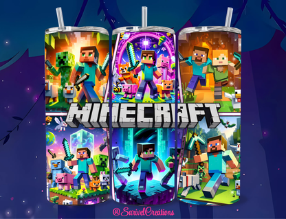 MineCrafter Portraits 20oz Skinny Tumblers