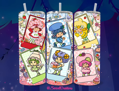 Shortcake Characters 20oz Skinny Tumblers