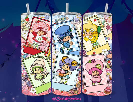 Shortcake Characters 20oz Skinny Tumblers