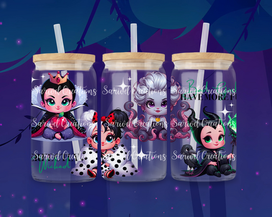 Perfectly Wicked Glass Can