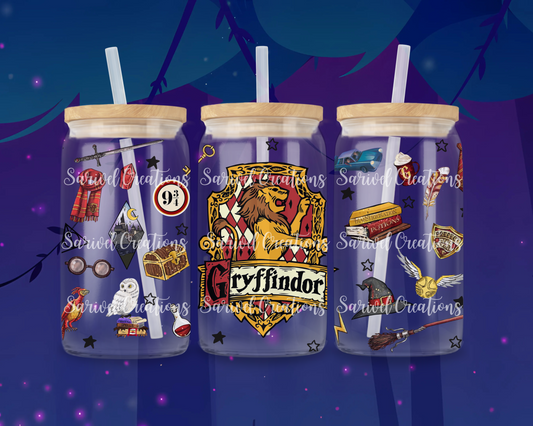 HP Red Wizards Glass Can