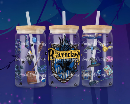 HP Blue Wizards Glass Can