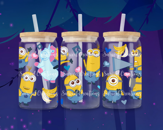 Banana Glass Can