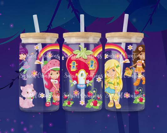 Shortcake Friends Glass Can
