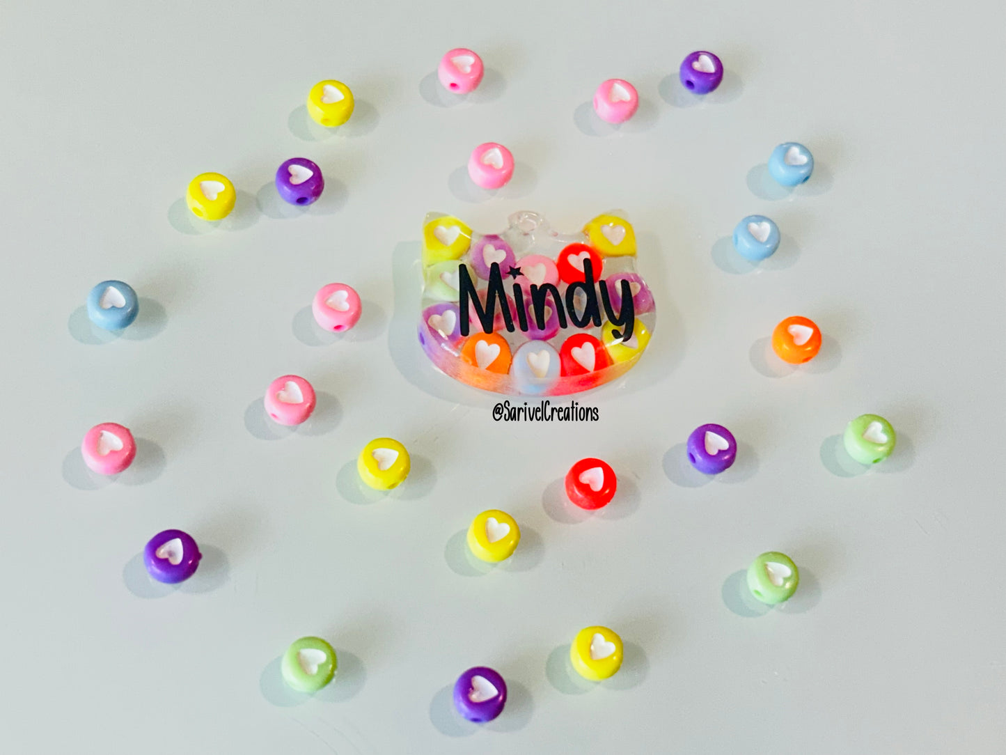 Pastel Hearts Resin