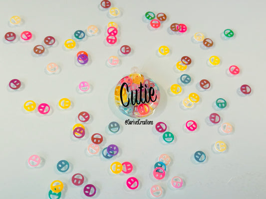 Holo Smiley Resin