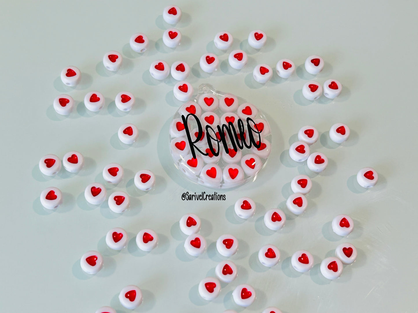 Ruby Hearty Resin