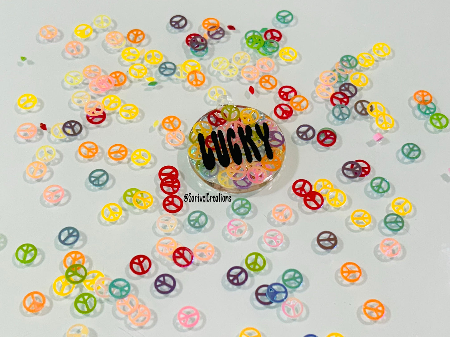 Holo Peace Resin