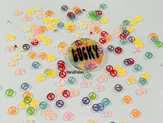 Holo Peace Resin