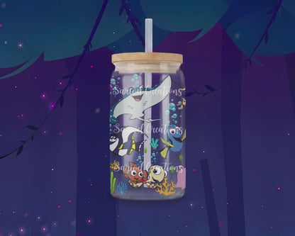 Finding Friends Glass Can