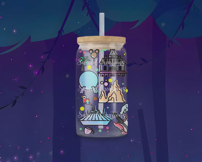 My Happy Place Glass Can