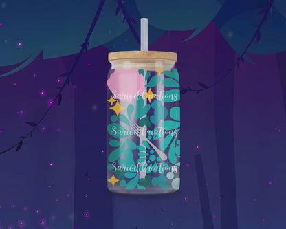 Baby Mermaid Glass Can