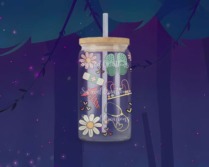 OT Scrubs Glass Can