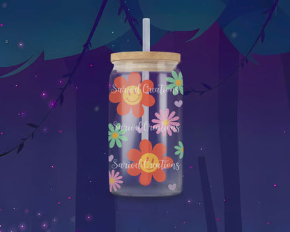 Flora Glass Can
