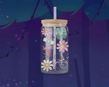 LPN Scrubs Glass Can
