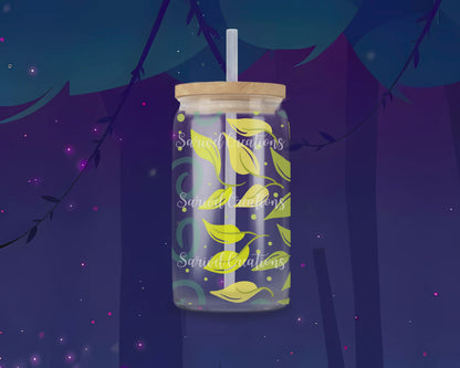 Let Your Light Shine Glass Can