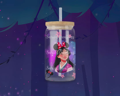 Warrior w/ Magical Ears Glass Can