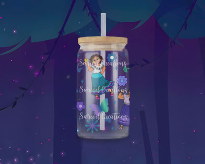 Enchanted Girls Glass Can