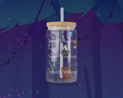 HP Blue Wizards Glass Can