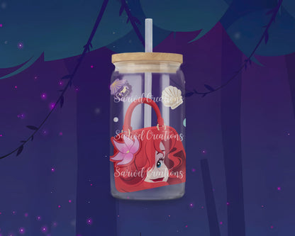 Mermaid Accessories Glass Can