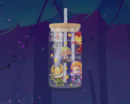 Baby SuperHeroes Glass Can
