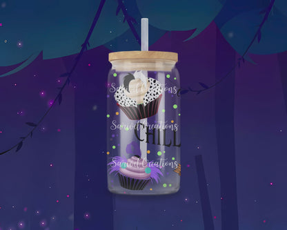 Chillin' Like A Villain Glass Can